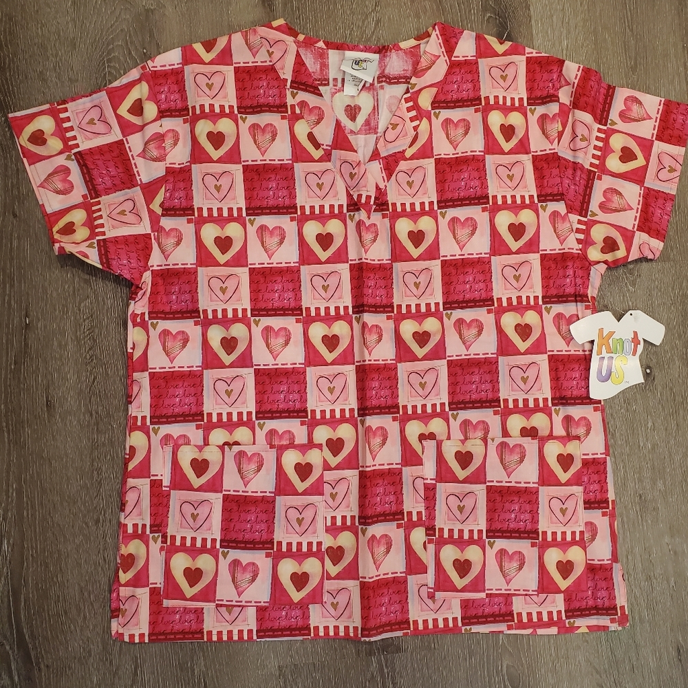 Scrub top new with tags.